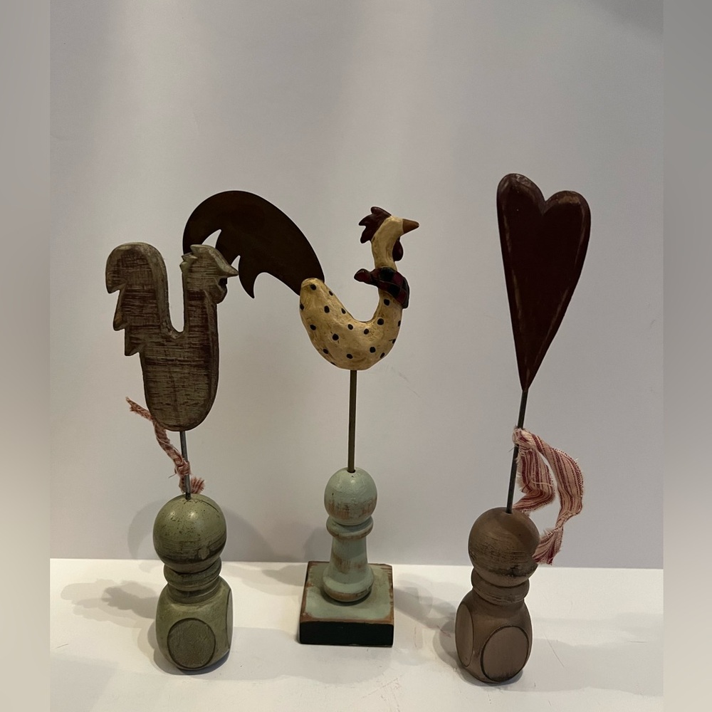 Farmhouse/Americana Wood Rooster/Chicken Decor